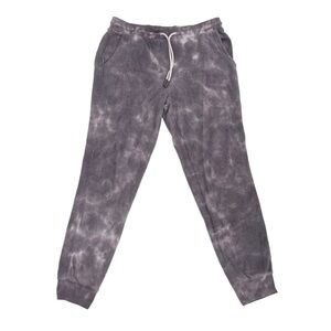 Member’s Mark Purple Tie Dye Reverse Fleece Joggers Size Large Women’s